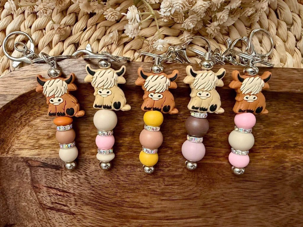 Highland Cow Keychains