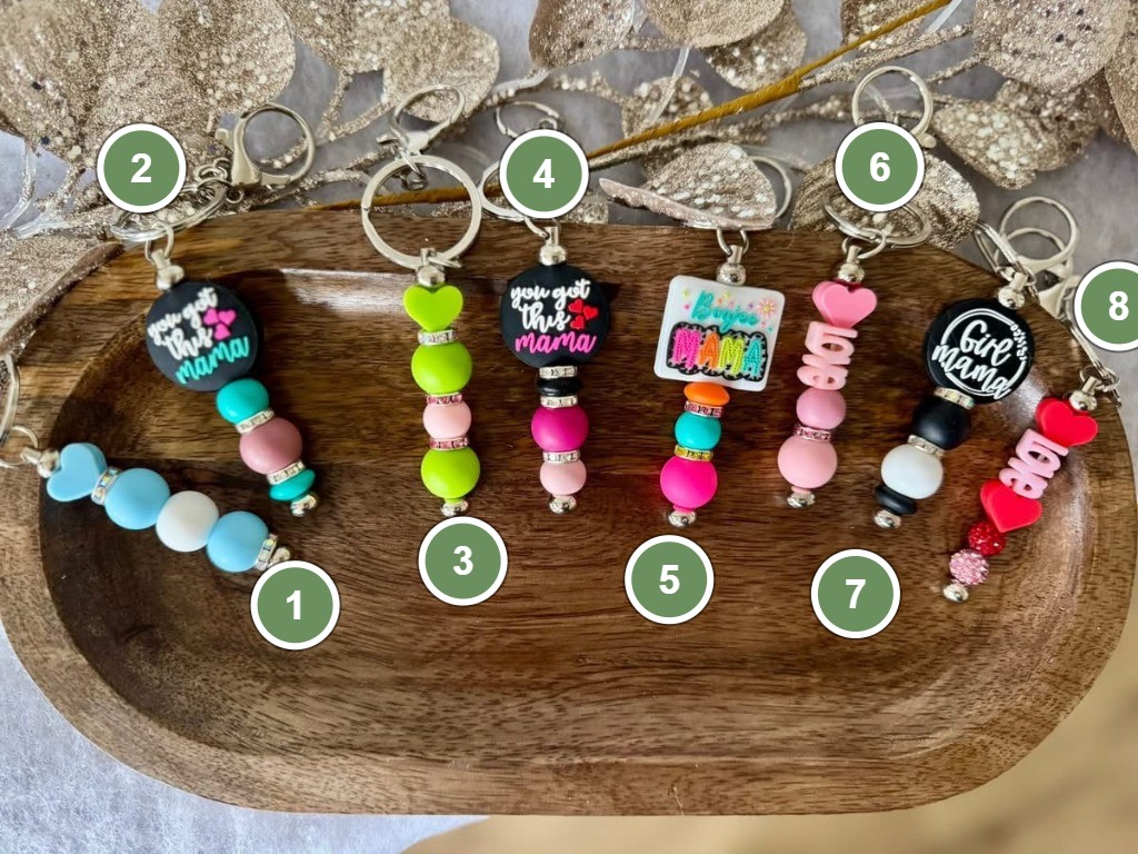 Mama & Mom Keychains