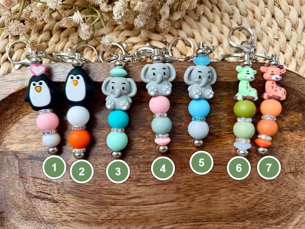 Zoo Animal Keychains