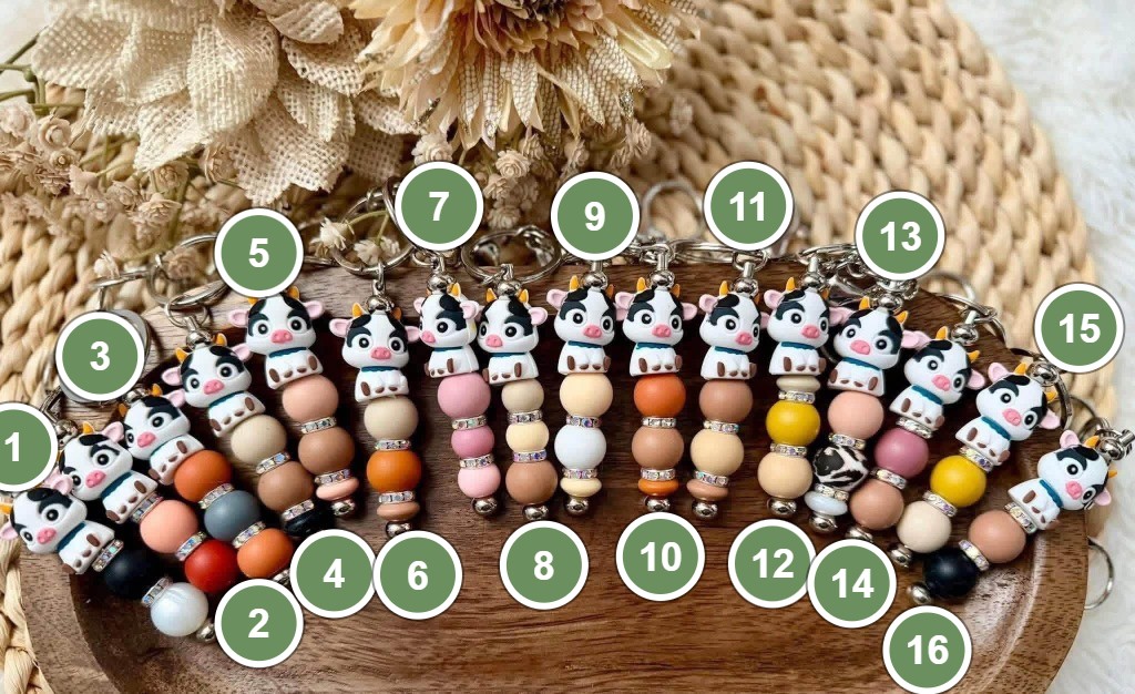 Cow Keychains